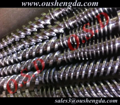 Bimetallic single extruder screw barrel extruder line