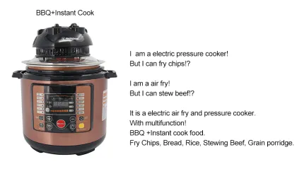 Smart WiFi Control Air Fryer & Electric Pressure Cooker