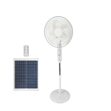 Ventola permanente ricaricabile solare - Nuovo DC di plastica esterno 12v con telecomando