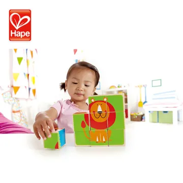 Hottest new design cube block puzzle wooden