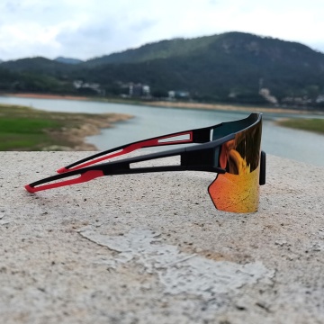 2024 Adult Sports Glasses for Cycling and Running - Mirrored Lens Sunglasses for Men and Women
