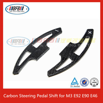 Carbon Fiber Steering Pedal Shift for BMW M3 E90 E92 E46 steering paddle shifters