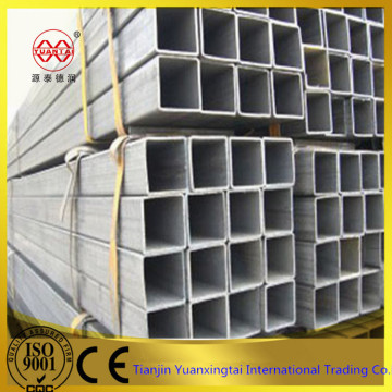 schedule 40 pre galvanized hollow section square pipe