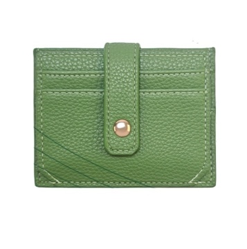 Hot Selling PU Leather Minimalist RFID Blocking Bifold Wallet with Cash Compartment