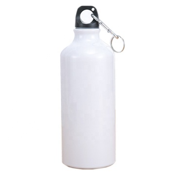 500ml White Aluminum Sports Bottle for 3D Sublimation Printing - Carton of 50