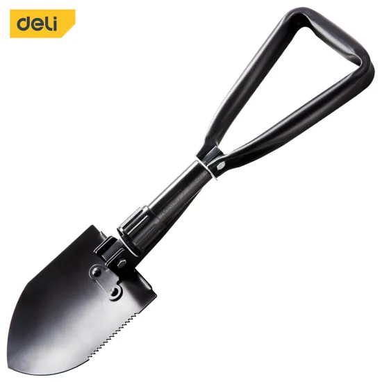 DELI TOOLS DL552001 Hot sale multi tool function Tri-fold folding shovel