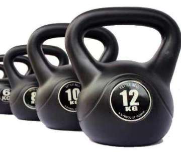 Professionelles Dinuo Black Kettlebells: Vielseitige Krafttrainingsausrüstung für Männer, Frauen und alle Fitnessstufen, erhältlich in 2 kg bis 22 kg Gewichten erhältlich