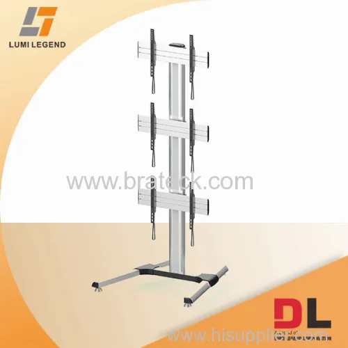 Triple Video Wall Floor Stand 