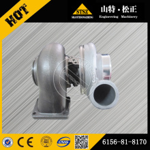 Excavator turbocharger 6156-81-8170 for KOMATSU ENGINE SAA6D125E-3K-8W