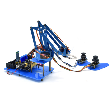 Keyestudio 4DOF Metal 4-Axis Mini Desktop Robot Arm Kit for Arduino Education