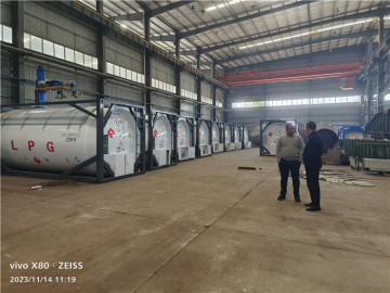 Recipiente de tanque de gás GLP de 20 pés