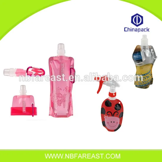 High quality oem cheap new design colorful foldable water bottle