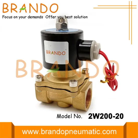 2W200-20 3/4'' NC Diaphragm Brass Water Solenoid Valve