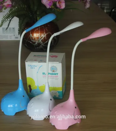 elephant cartoon rechargeable led desk light