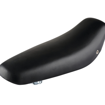 Long Big Foam Bicycle Saddle with Steel Base and Clamp