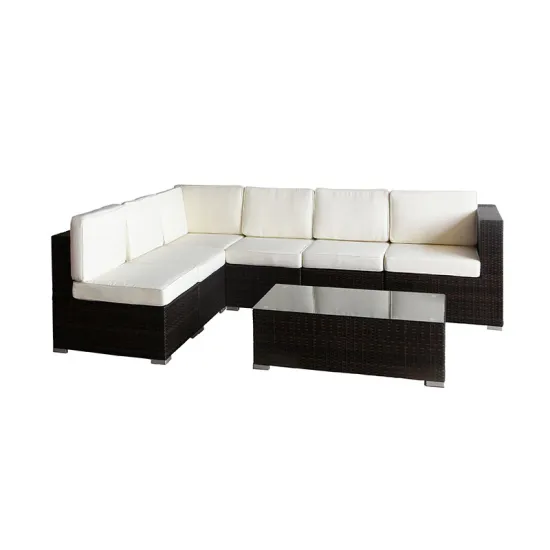 garden outdoor sitting furniture and coffee table rattan no legs sofa