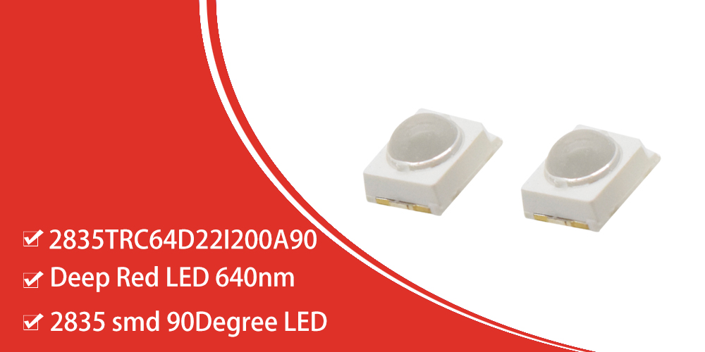 2835 smd red led 640nm