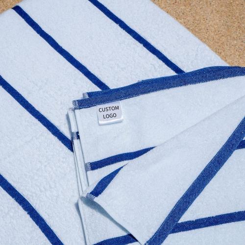 Cotton Beach Towels Cotton Beach Lounge Chair Covers Towels with Hood Supplier