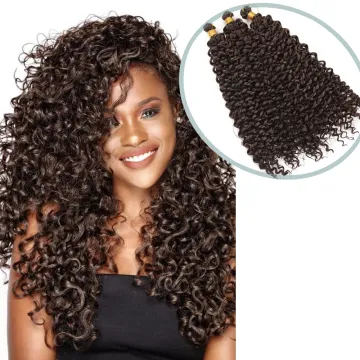 Freetress Water Wave Crochet Hair Synthetic Braiding Hair Extensions Water Wave Braids Blonde Afro kinky Twist Bulk