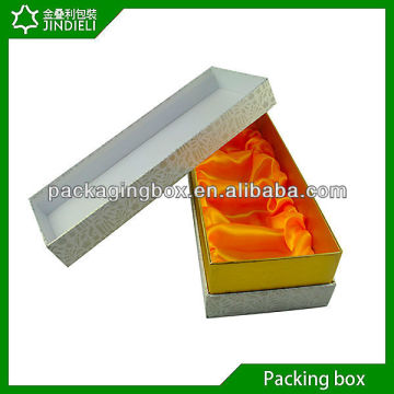 White paper tea box packaging
