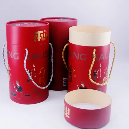 Personalized Paper Tube Packaging with Ropes