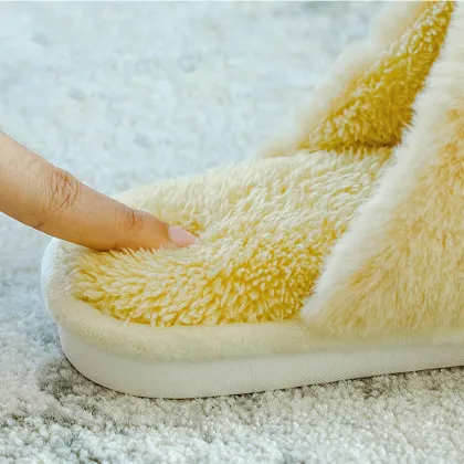 Children's Cartoon Big Eyes Cotton Slippers