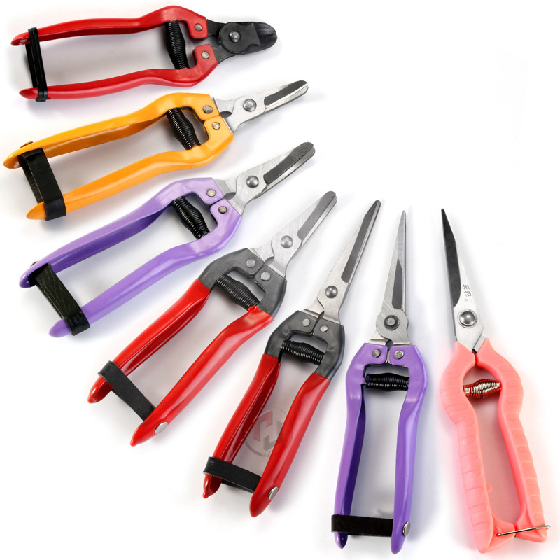 Professional Garden Tool Stainless Steel Bypass Garden Pruning Shears Hand hiseed Pruners Garden Clippers Cutting Scissors