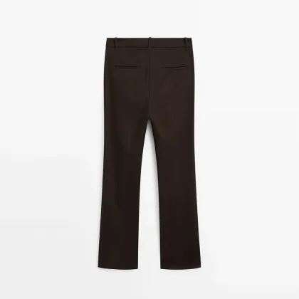 Women's casual style versatile slim fit version low waist flared pants