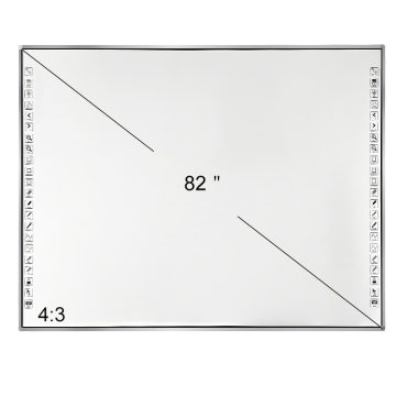 Papan tulis interaktif 82 inci