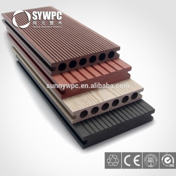 Waterproof WPC Decking PE Composite Decking, Soild & Hollow Decking