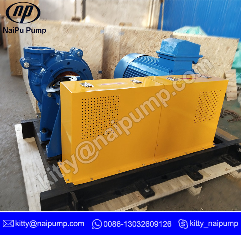  6/4E Metal Liner Slurry Pump with 37kw Motor 