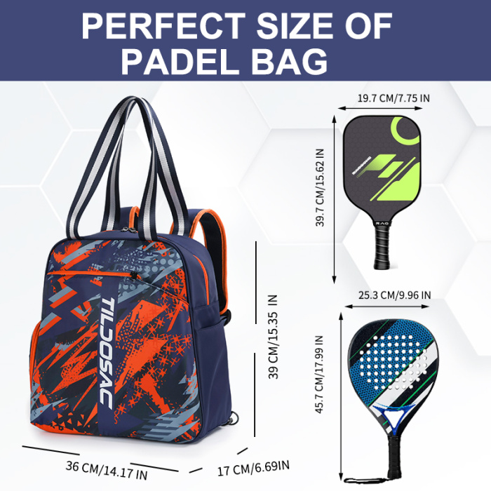 Premium Digital Nylon Pickleball Bag for Sports Enthusiasts
