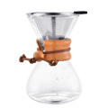 Pour Over Coffee Maker with Bamboo Sleeve 400ml