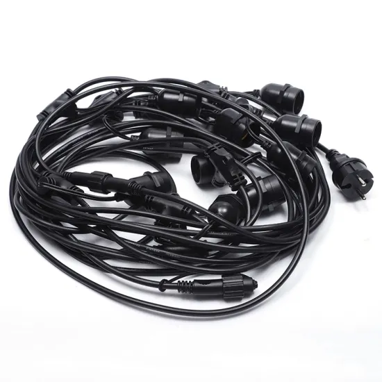 Waterproof E27 Drop Lamp Socket LED Belt Light String Fairy Festoon Lights E26 E27