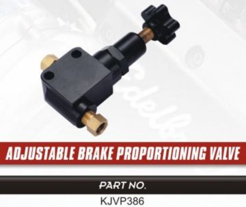 Adjustable brake proportioning valve