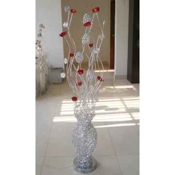 Multil-Color with elegant Art Aluminum Floor Lamp