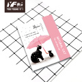 Cuaderno de tapa magnética C5 estilo gato natural personalizado