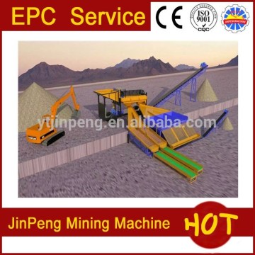 YDTJ1560 Customized alluvial gold trommel for alluvial gold washing equipment