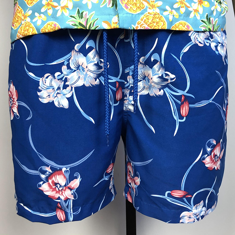 Shorts de praia de moda de banho impressos