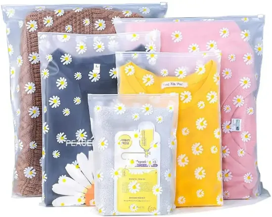 Frosted Zipper Bags Clothing Packaging Ziplock Bags