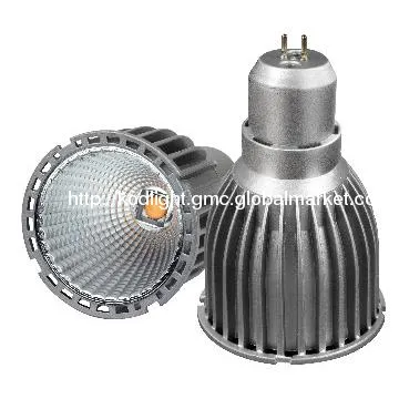 220V 6W GU5.3 led spotlight / LED lamp cup / 5500-6000K /50D