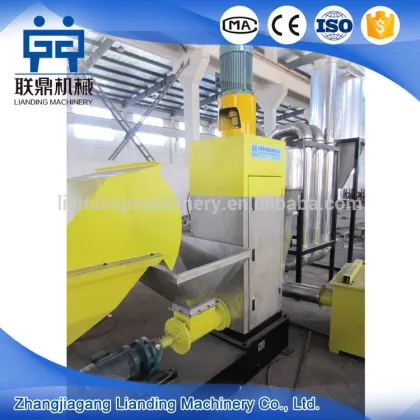 Complete recycle pet bottles scrap washing line