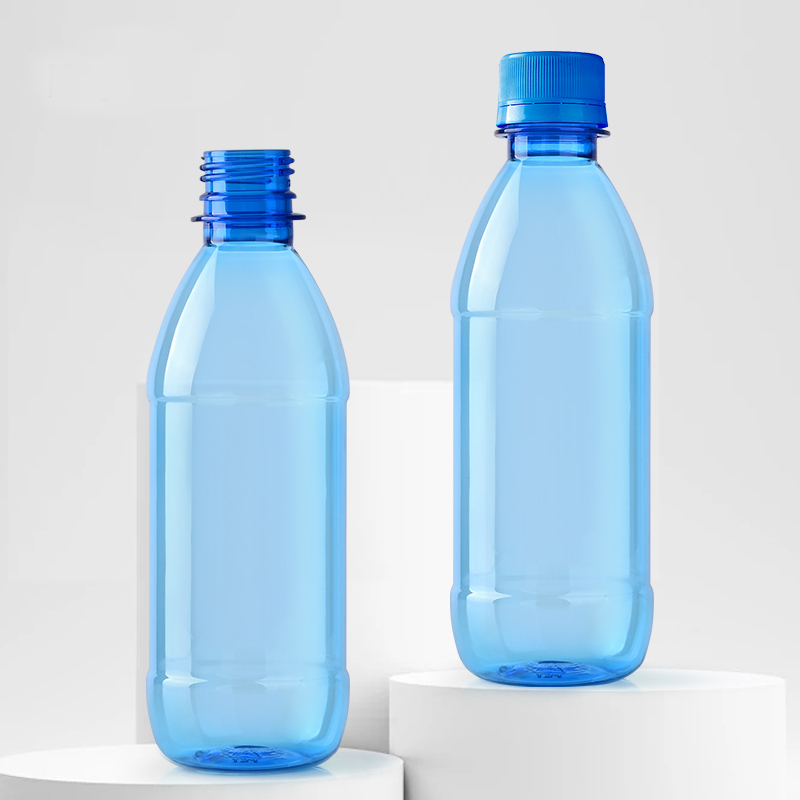 Produttori OEM Colore personalizzato e logo 300ml Eco-friendly Food Grade Plastic Pet Bere acqua bottiglia d'acqua