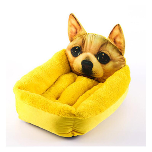 Cartoon Warm Pet Wo Dog Matelas Produits pour animaux de compagnie