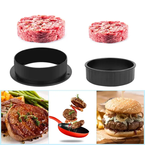 Nonstick Plastic Hamburger Patty Maker for Home Use: Perfect for Creating Delicious HYRI 2024 Press Hamburger Patties
