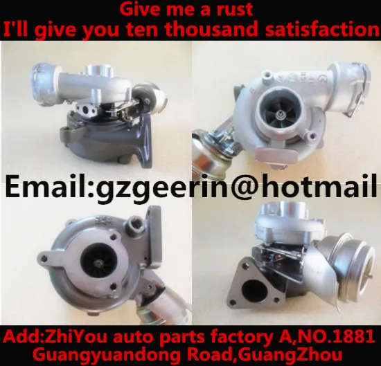 GuangZhou China TURBO GT1749V 758219-0003 758219-5003s, for Audi A4 -A6 2.0 TDI Volkswagen Passat B6 2.0 TDI Turbocharger