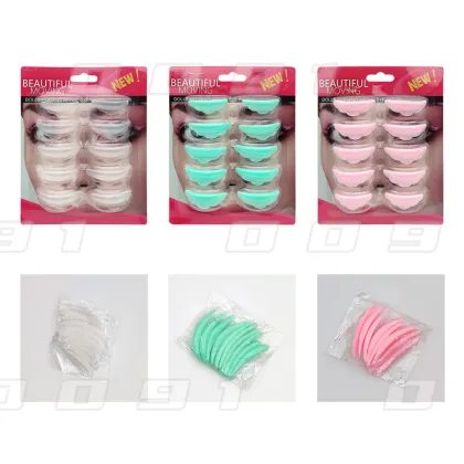 Blue Silicone Eyelash Curlers Size 3 for Lash Lift Extensions