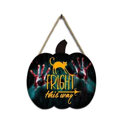 Custom Halloween Wooden Wall Signs & Wood Crafts