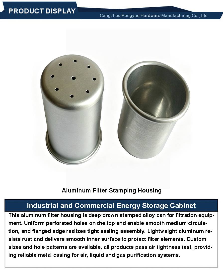 Aluminum Filter Stamping Housing3