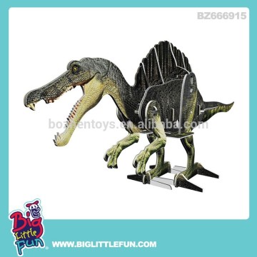 Wind up toy 3d dinosaur puzzle